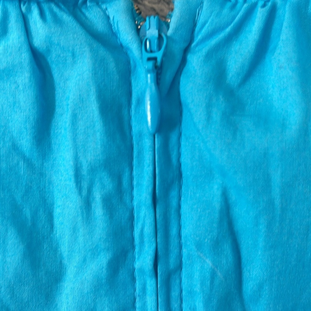 Lilly Pulitzer Elina Stretch Cotton Dress Tiered Ruffle In Blue Size 0 - Picture 8 of 9